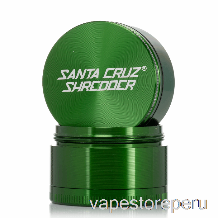Vape Sin Nicotina Peru Trituradora Santa Cruz 2.2 Pulgadas Molinillo Mediano De 4 Piezas Verde (53 Mm)